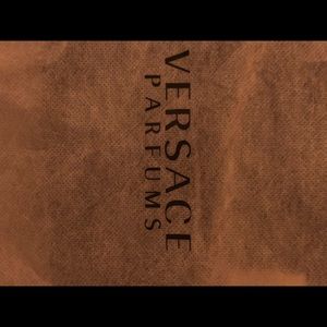 Small black crossbody purse... Versace w/dust bag